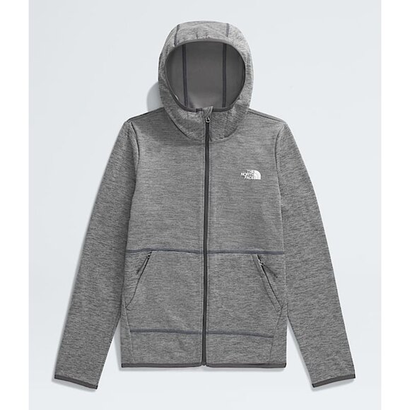 The North Face Gray Zip-Up Fleece Lined Canyonlands Hoodie Jacket | Athleisure S - Picture 2 of 16